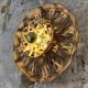 Vintage rattan basket wicker wall light 32 cm