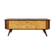 Enfilade vintage TV/Hi-Fi with tapered legs