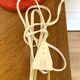Vintage Desk Lamp Swan Neck Red - 70s Pop Art Design
