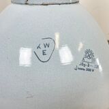 Industrial Grey Enamel Pendant Lamp, 1960s