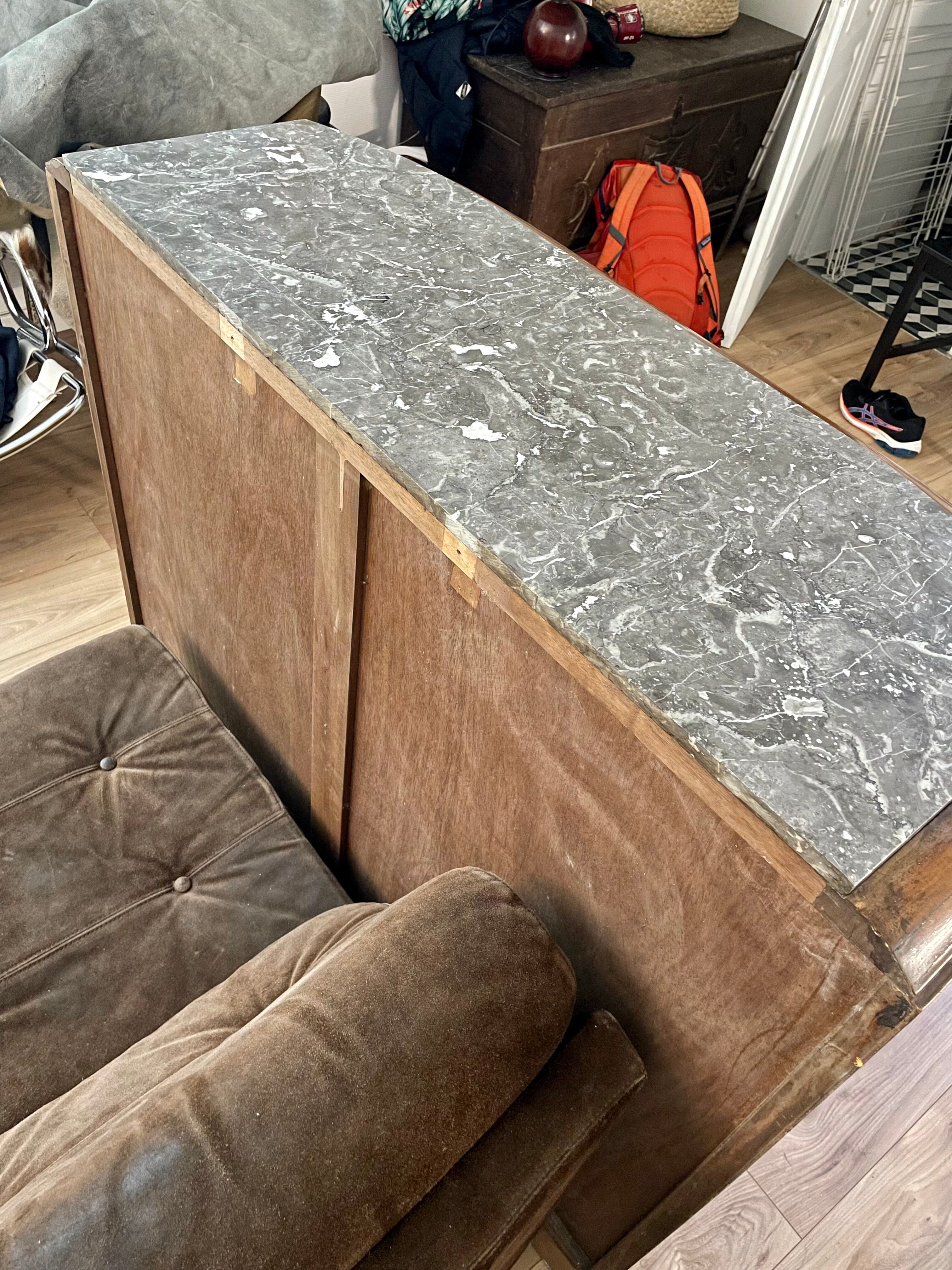 Buffet art deco marble tray