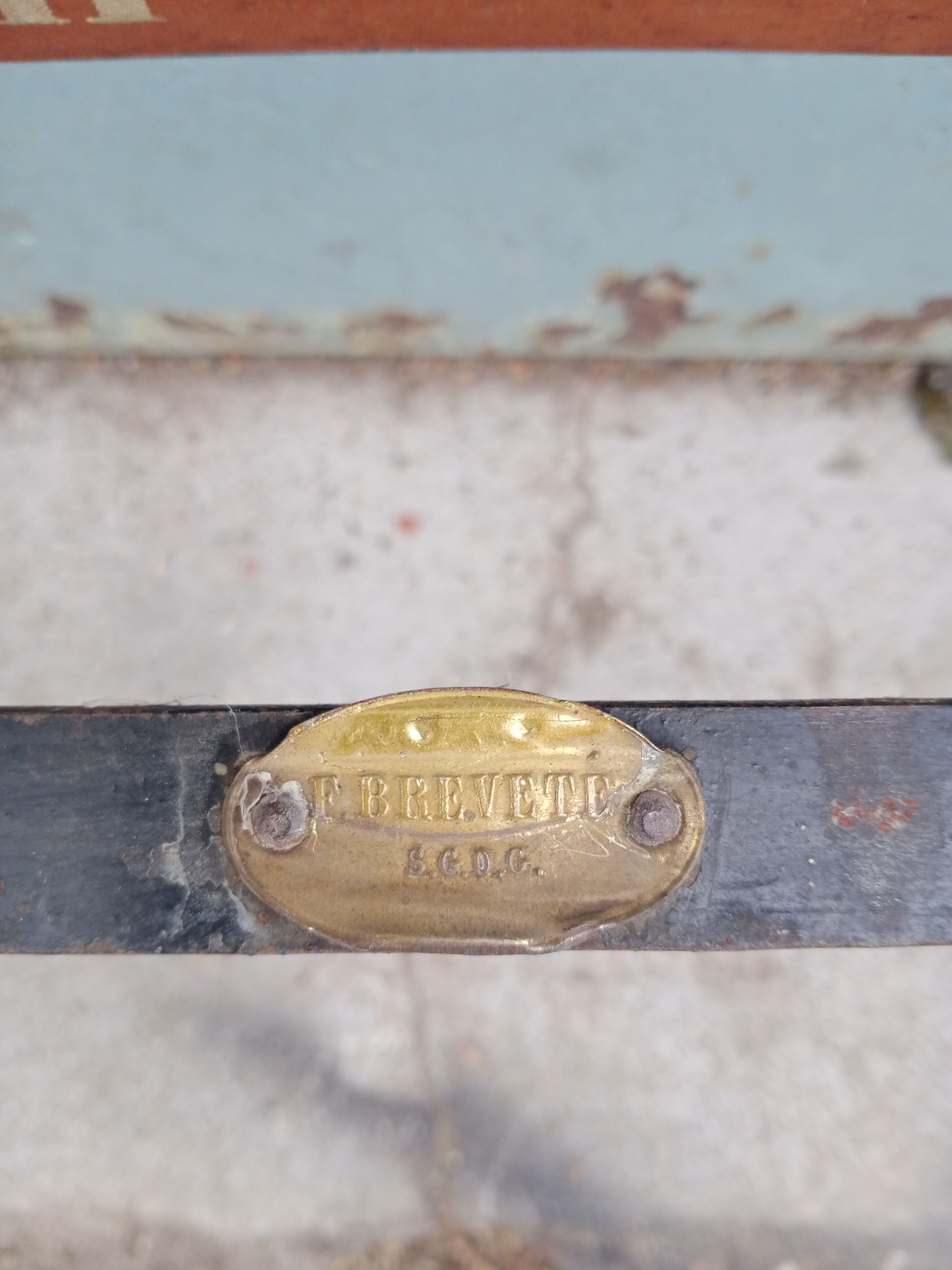 Brass bed