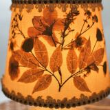 Signed pyrite stoneware lamp