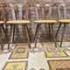 Lot de 4 chaises bistrot 1960