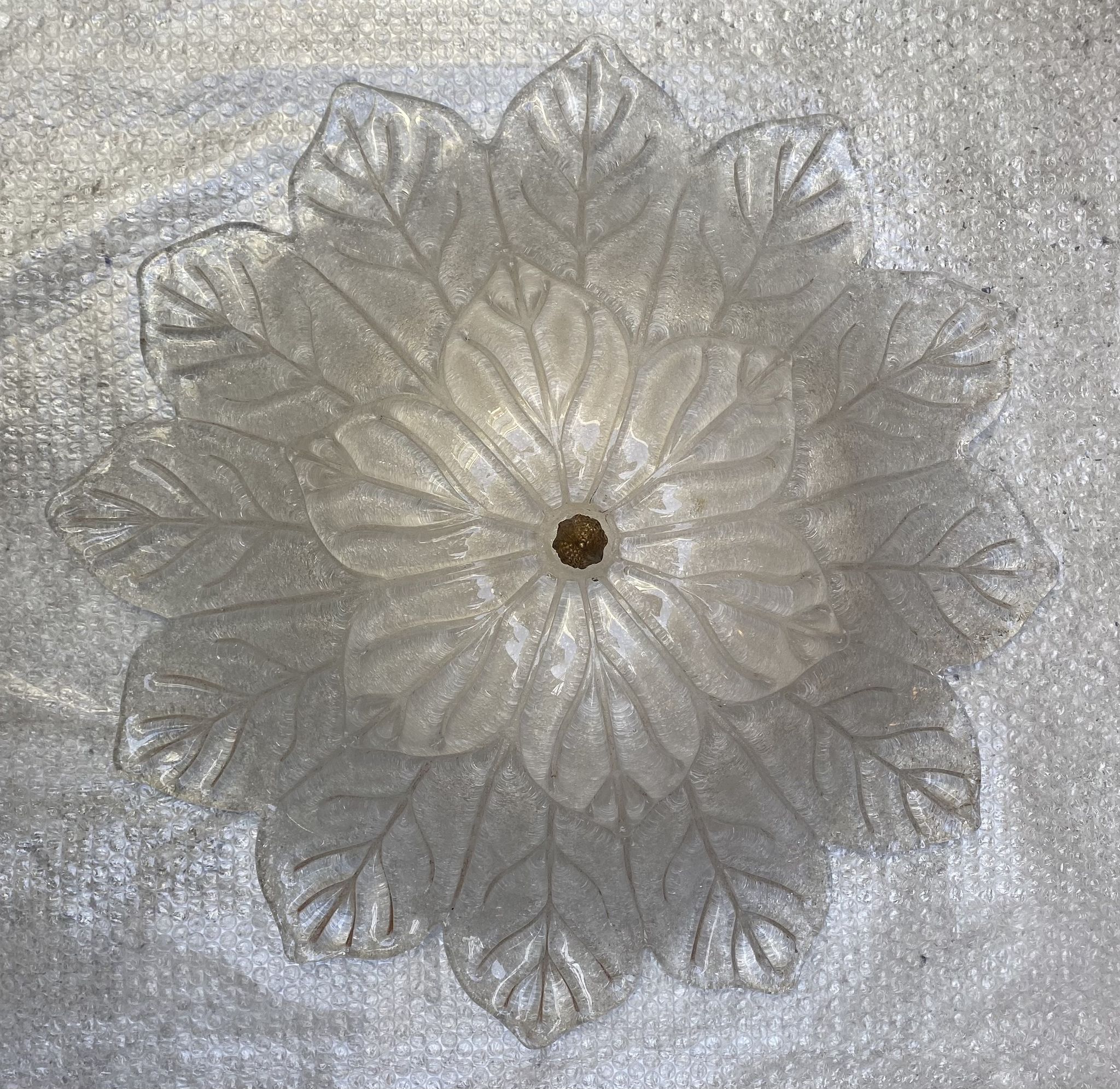 Suspension fleur murano, années 70