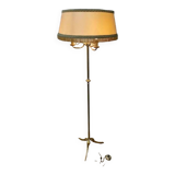 Tripod floor lamp in gold metal