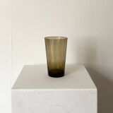 Smoked glass vase from the 70s