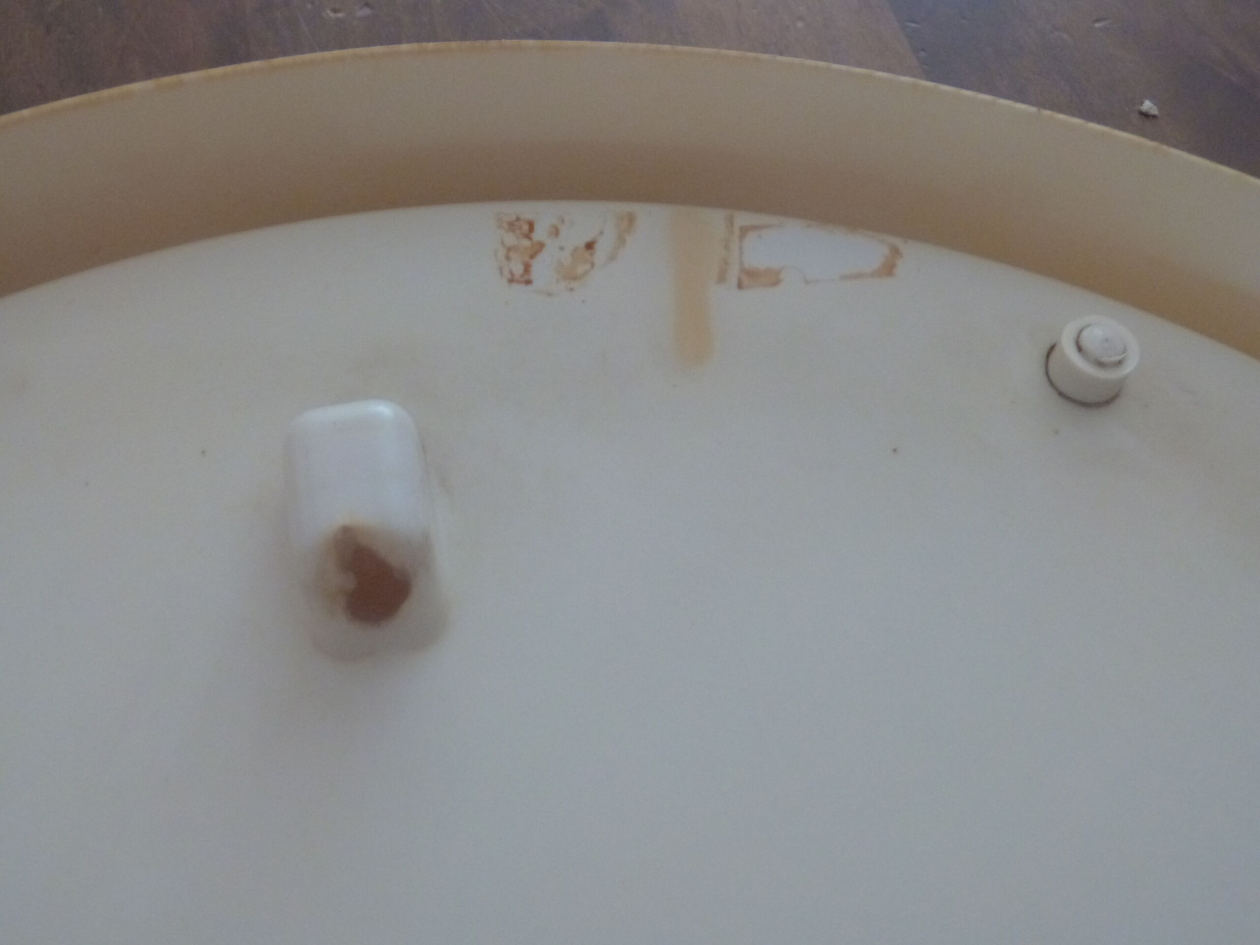 Vintage mirror plastic cream - Collezione Salc Cantù Italy