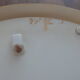 Vintage mirror plastic cream - Collezione Salc Cantù Italy