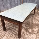 Vintage farm table from the reconstruction period in fir.