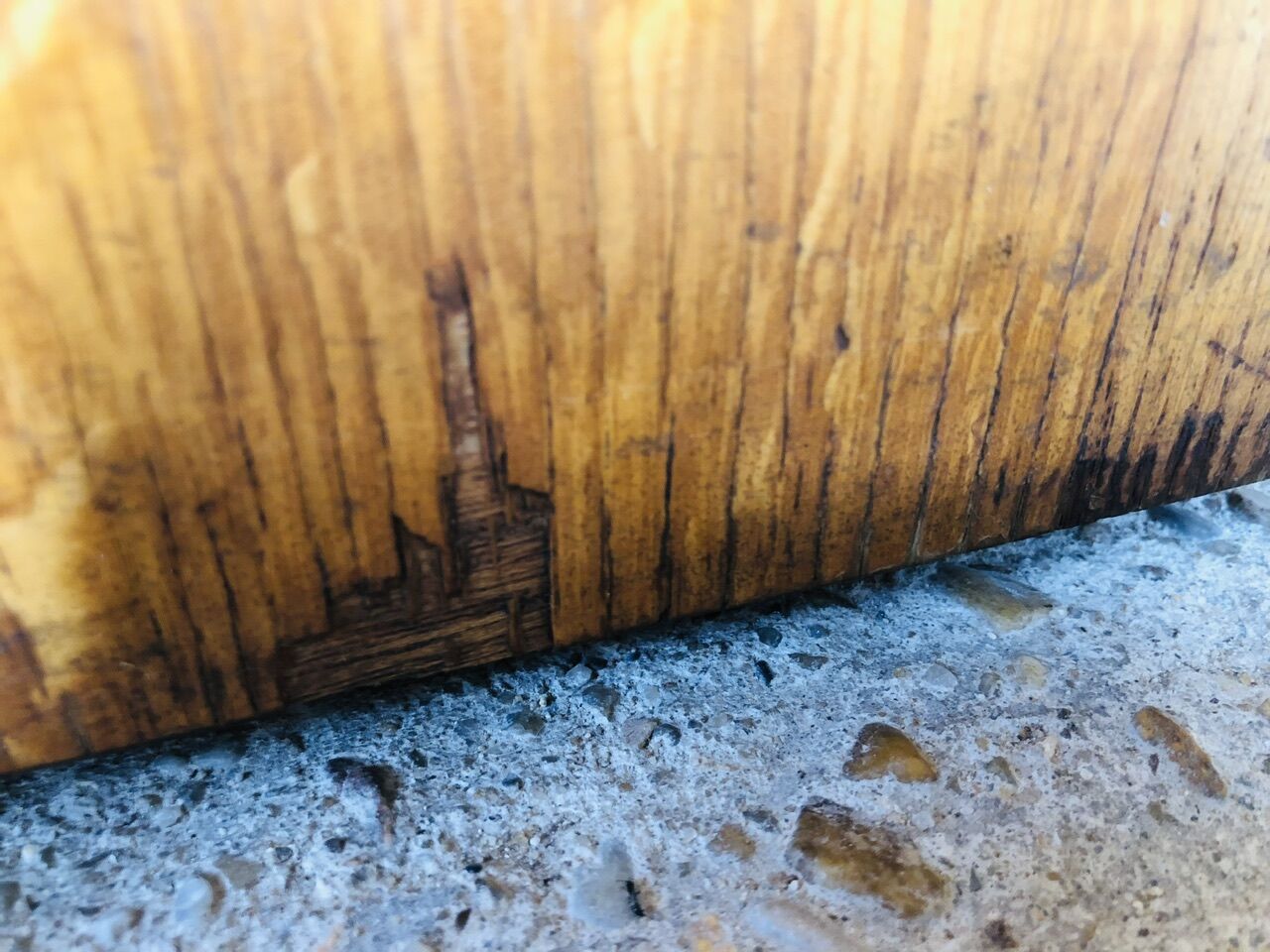 Commode vintage chêne blond Circa 60