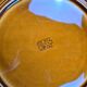 6 Gien earthenware asparagus plates – honey-brown glaze