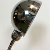 Lampe de table italienne en col de cygne vintage chromée, années 1960