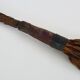Art tribal africain Touareg. Lance en bois, cuir et métal. Lance africaine. Années 70