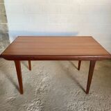 Scandinavian extendable teak table 147/191/235x88cm vintage an60