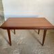 Scandinavian extendable teak table 147/191/235x88cm vintage an60