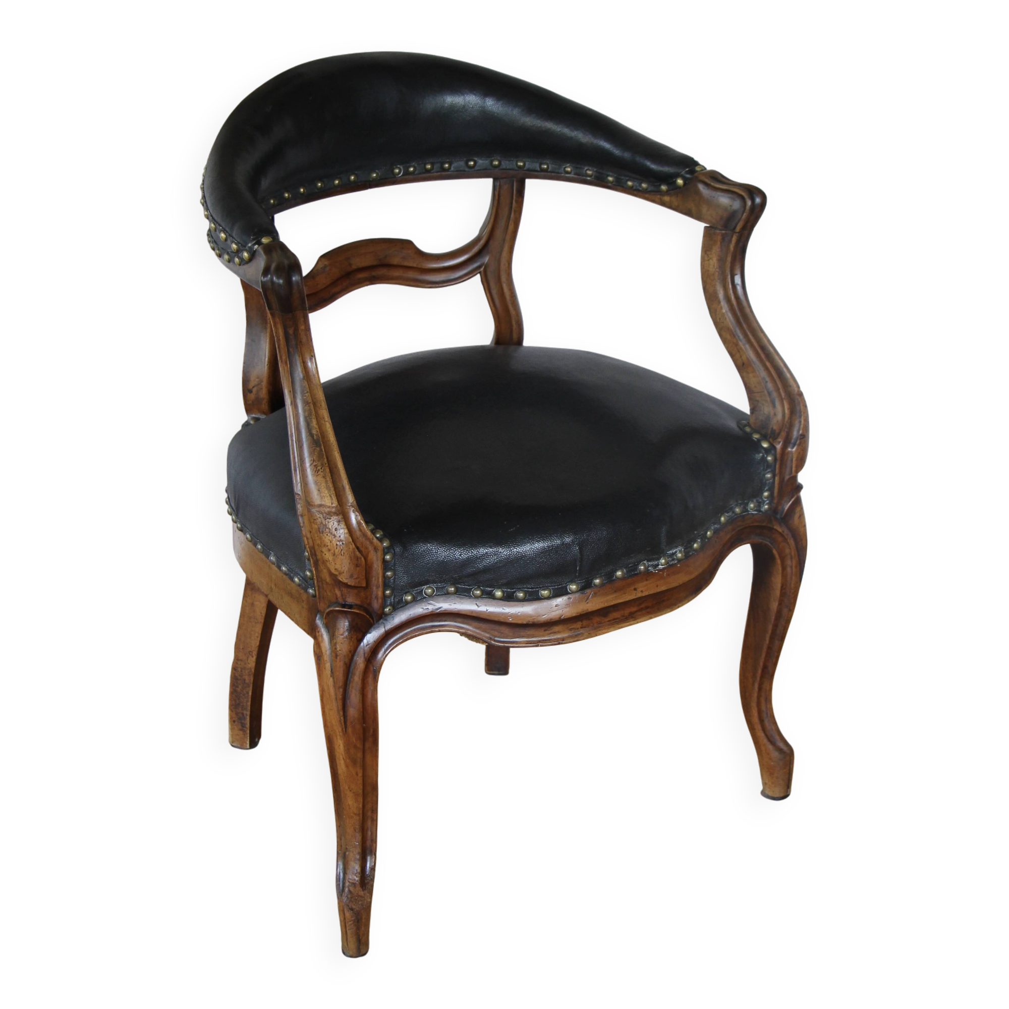 19th-century notary office armchair