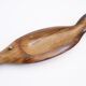 Zoomorphic wooden dish fish
