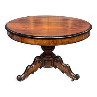 Napoleon III style table. Rosewood.