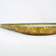 Hand-painted green and gold Florentine tray. Vintage 1950