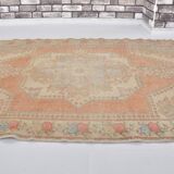 Tapis anatolien orange et beige sku 2434