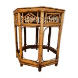 Chinese octagonal bamboo table
