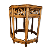 Chinese octagonal bamboo table