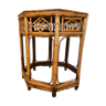 Chinese octagonal bamboo table