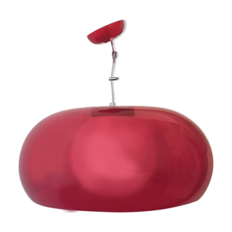 Suspension balun, rouge transparent