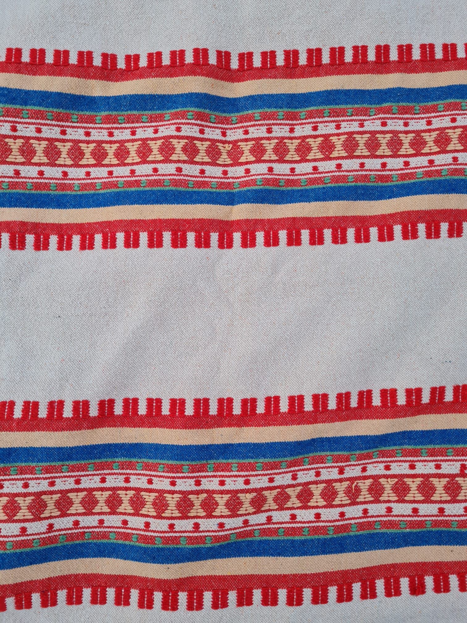 Handmade kilim carpet in cotton and wool 165x230cm