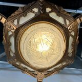 Art Deco chandelier with 4 lights, 1930.