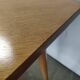Dining table light oak foot vintage compass