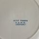 2 flat plates Salins "Little Trianon"
