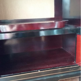 TV cabinet, hi-fi in decorated lacquered wood