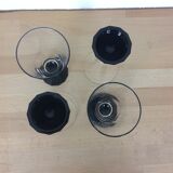 Set of 4 champagne flutes