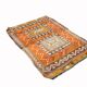 3x5 Orange & Green Small Size Vintage Kilim Rug, 102x141Cm