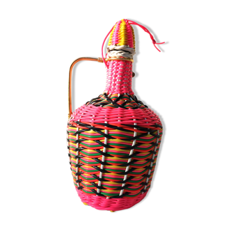 Vintage "scoubidou" bottle