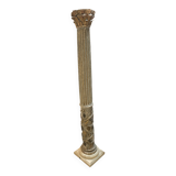 Old carved wooden column - 18th century