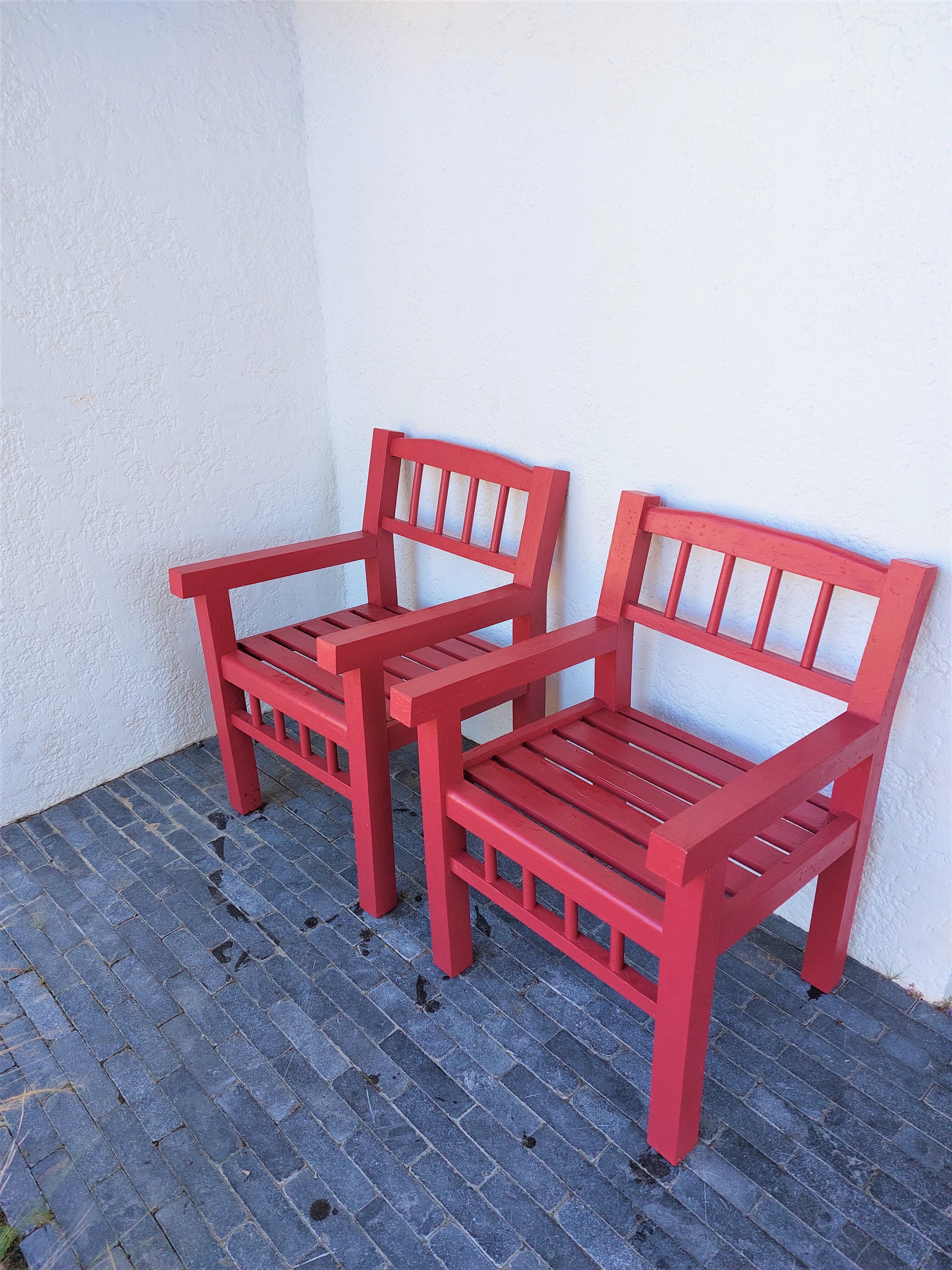 Basque garden armchairs