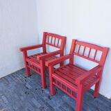 Basque garden armchairs