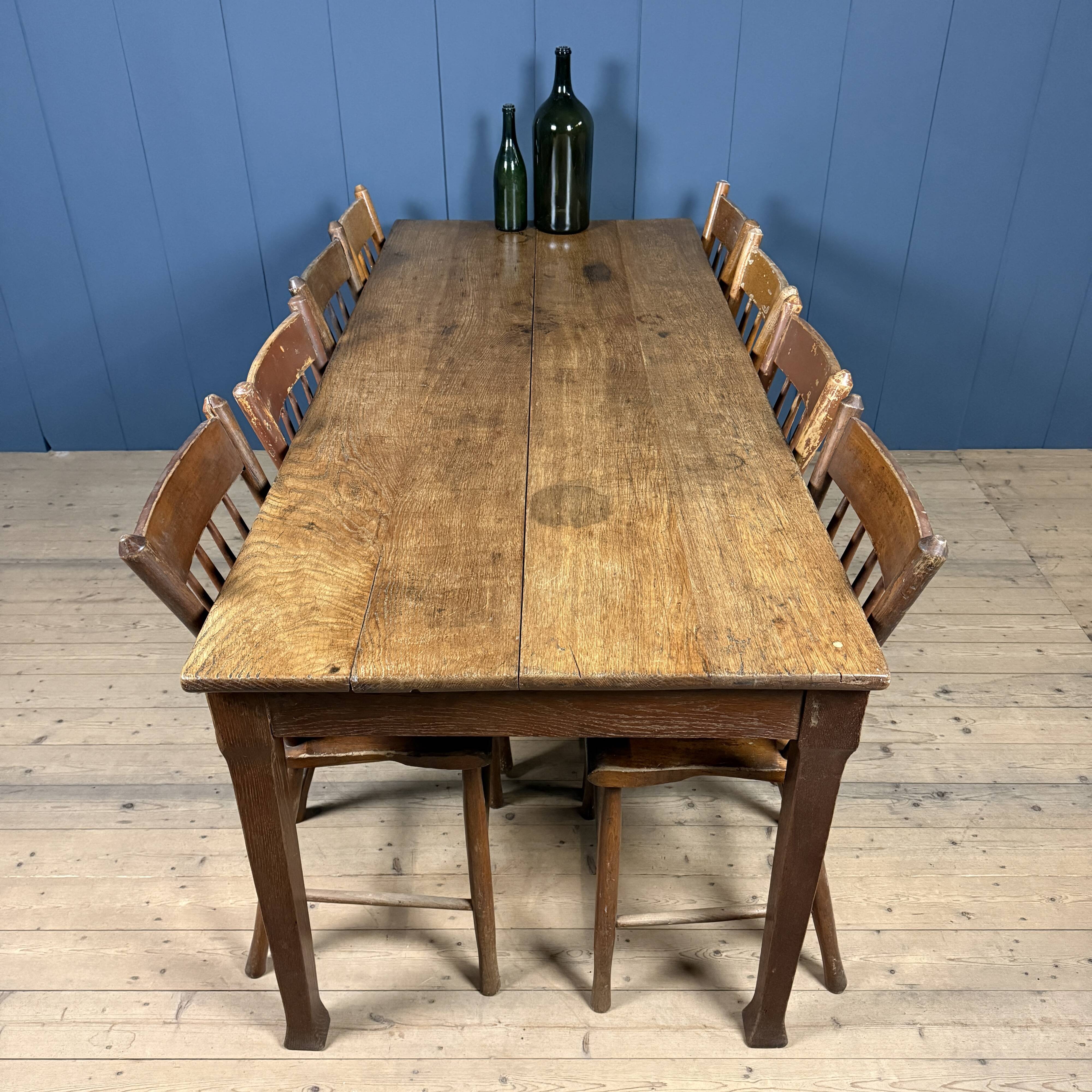 German oak coffee table