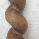 natural wood twisted column