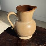 Vintage stoneware round carafe