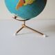 Globe terrestre vintage 1965