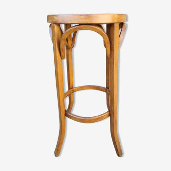 Baumann bar top stool, signed, wood, vintage, 1954
