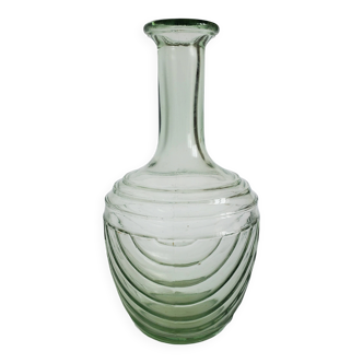 1930s moulded glass carafe