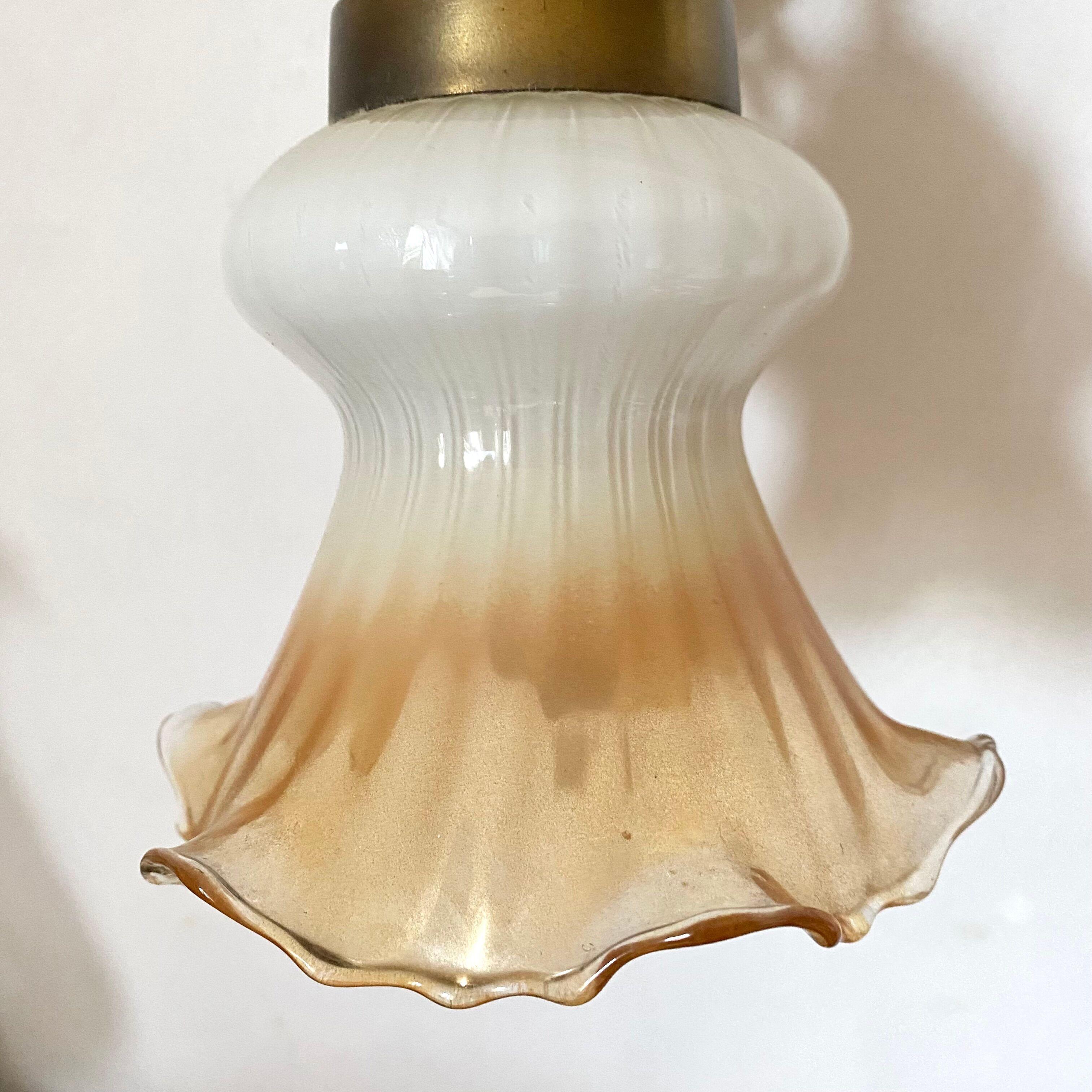 Pair of tulip sconces
