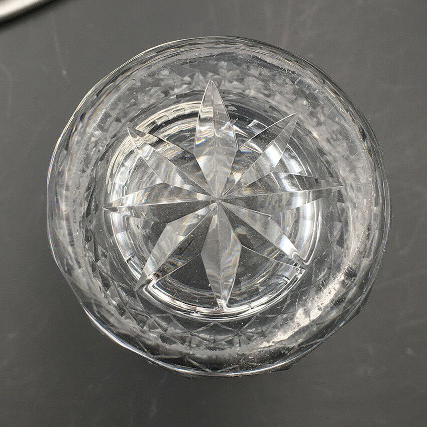 Carafe with 3 liquor glasses and art deco mirror tray