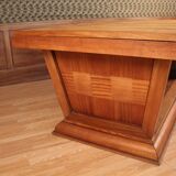 Art deco dining room table with chequered pattern
