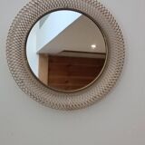Vintage mirror in the style of Mathieu Mategot, 1950s